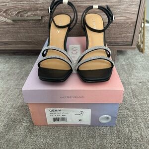 Black Strappy Sandals